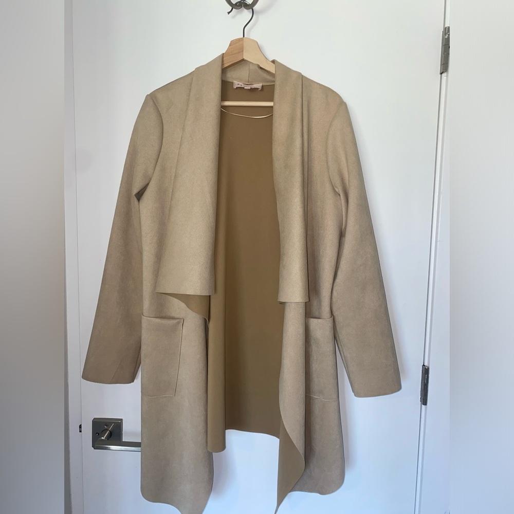 Faux leather jacket